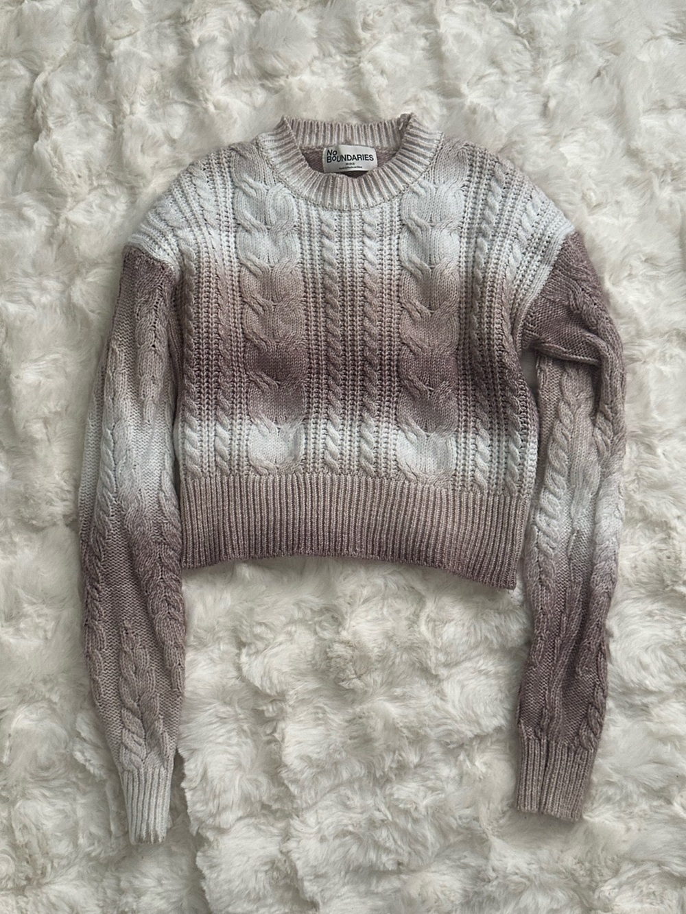 Women’s Fall Cable Knit Cozy Essential Everyday Ombre Stylish Sweater